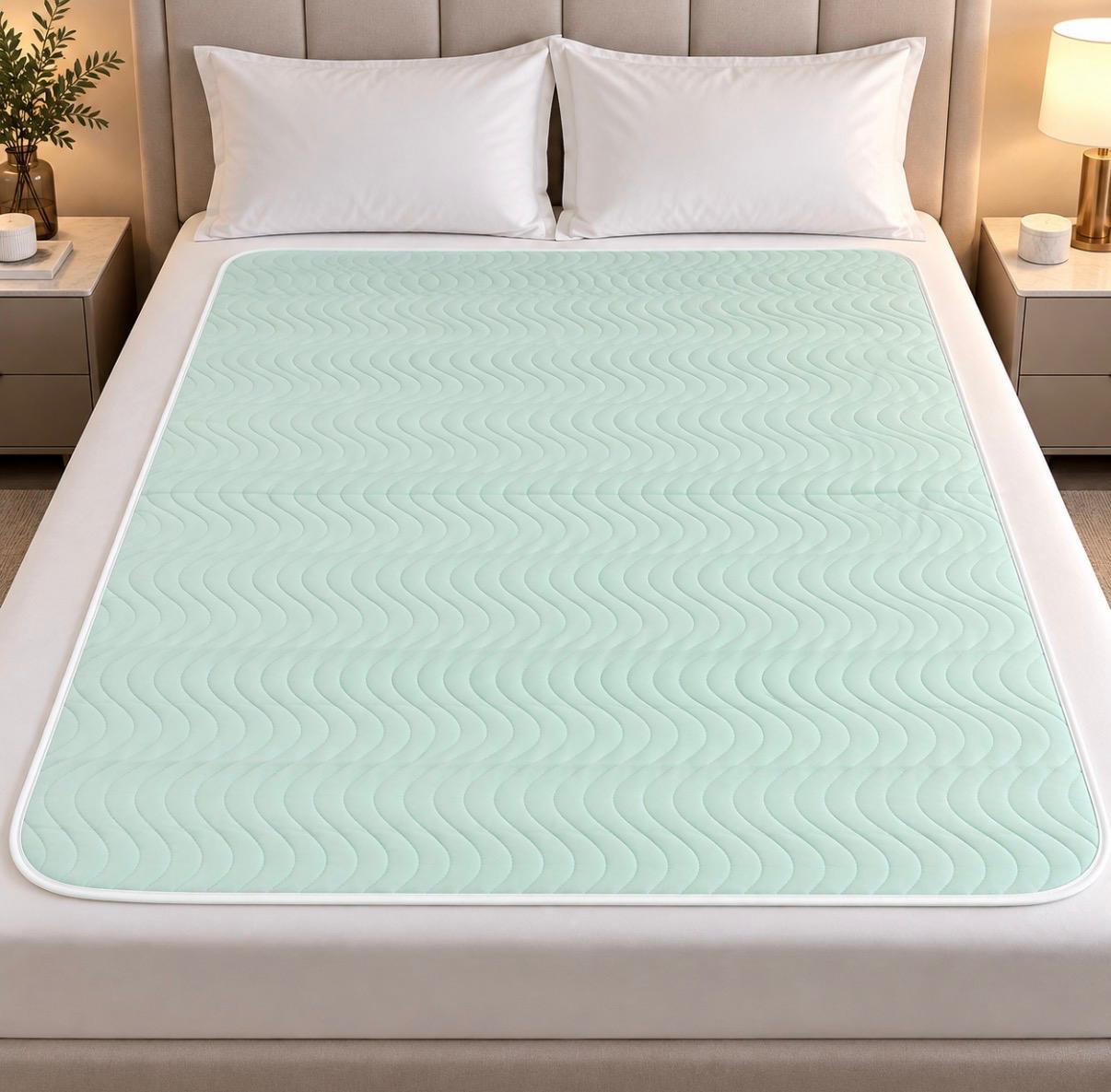 Multi Soft 5 Katlı Yıkanabilir Sıvı Emici Hasta Koruyucu Ped – Kanatsız (Yeşil)
